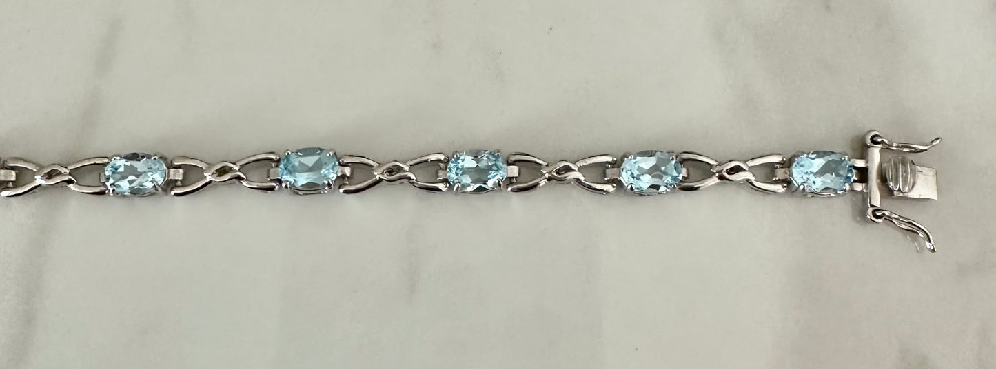 9.0 CTW Topaz Women’s Bracelet