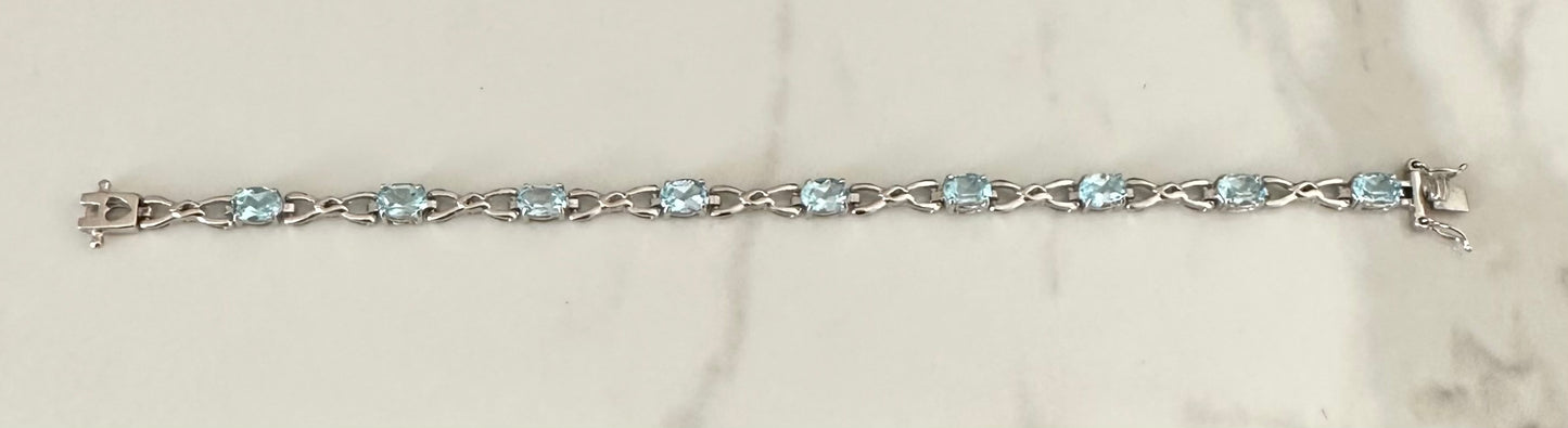 9.0 CTW Topaz Women’s Bracelet