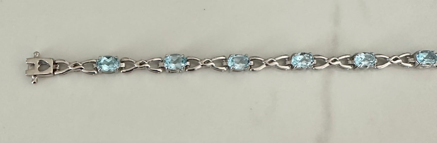 9.0 CTW Topaz Women’s Bracelet