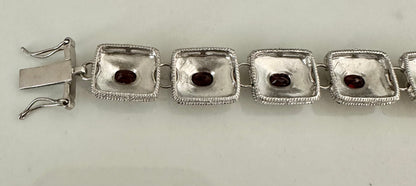 7.0 CTW Garnet Women’s Bracelet