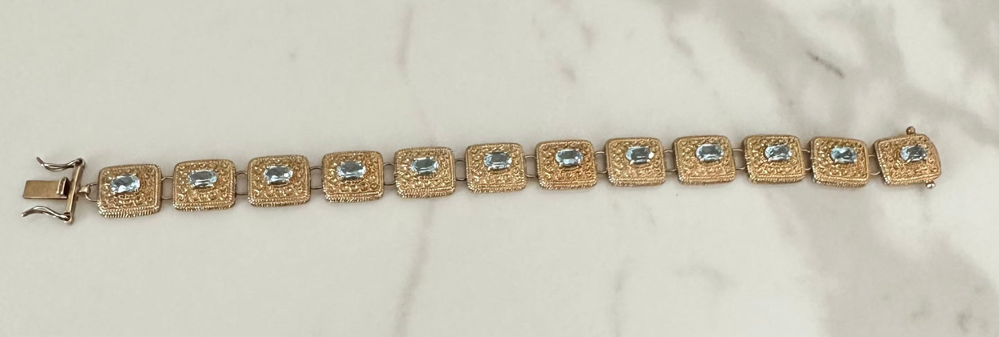 7.0 CTW Topaz Women’s Bracelet