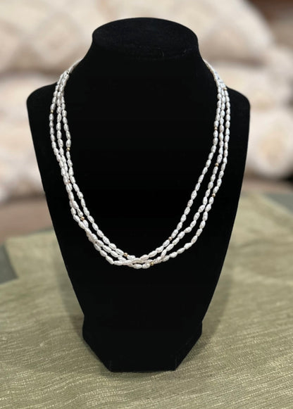 Multi Strand Fresh Water Pearl Necklace