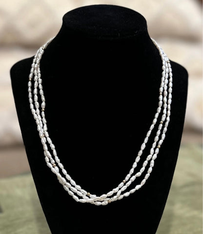 Multi Strand Fresh Water Pearl Necklace