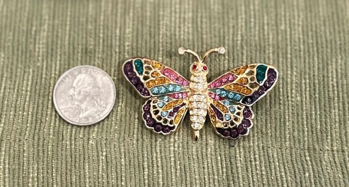 Vintage Butterfly Brooch