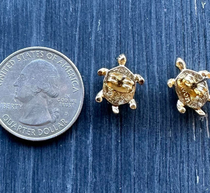 Vintage Avon Turtle Earrings