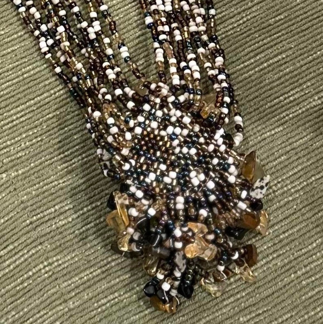 Multi Strand Seed Bead Necklace