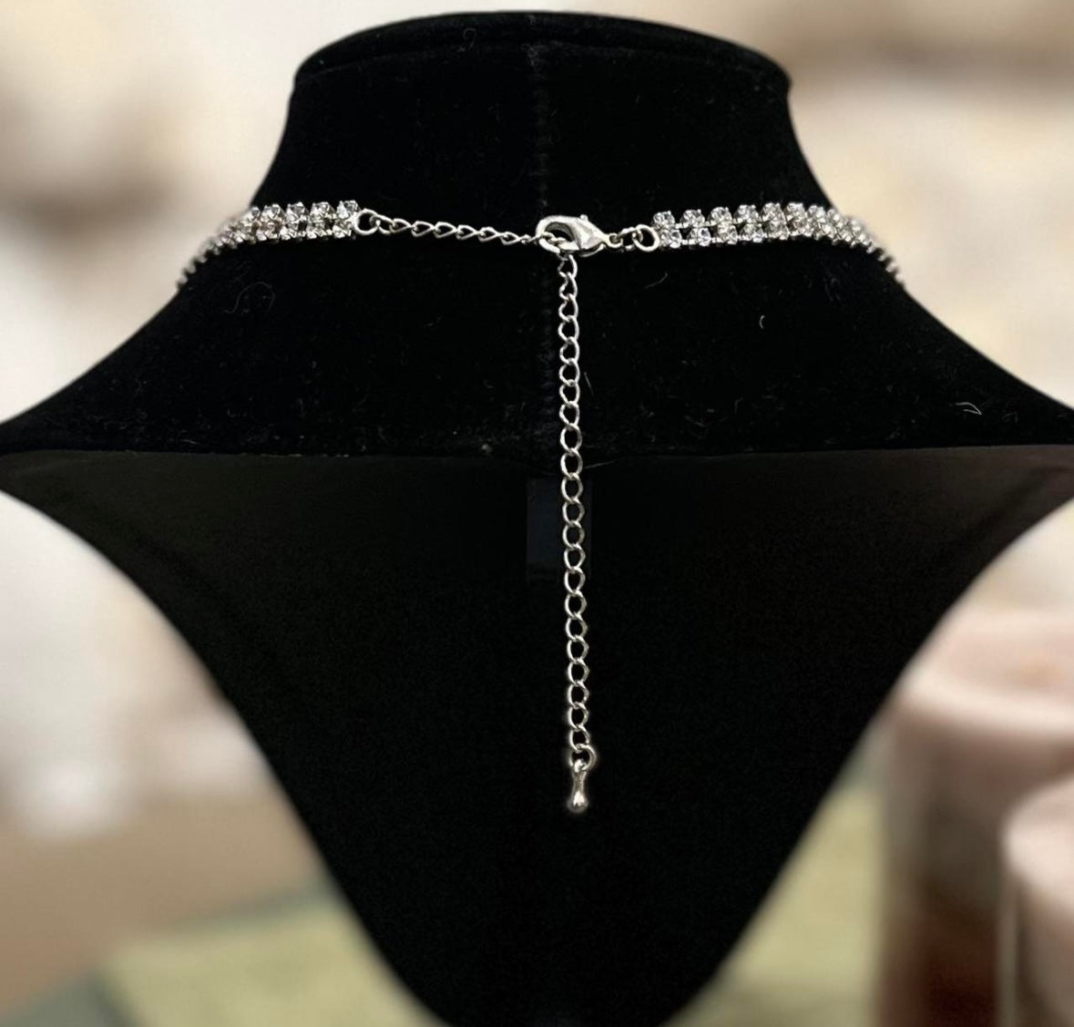 Rhinestone Choker Necklace