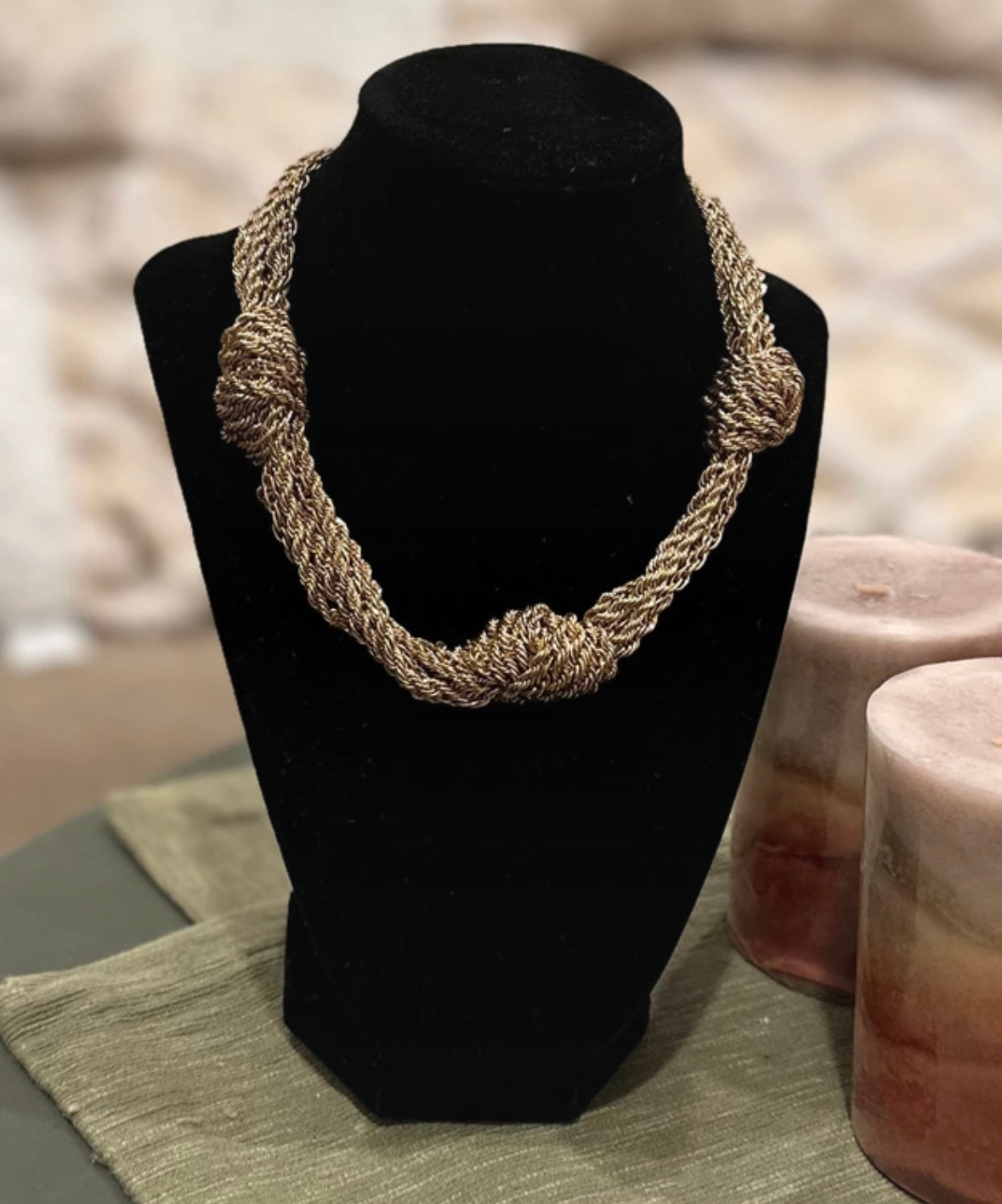 Charter Club Gold Tone Choker Necklace