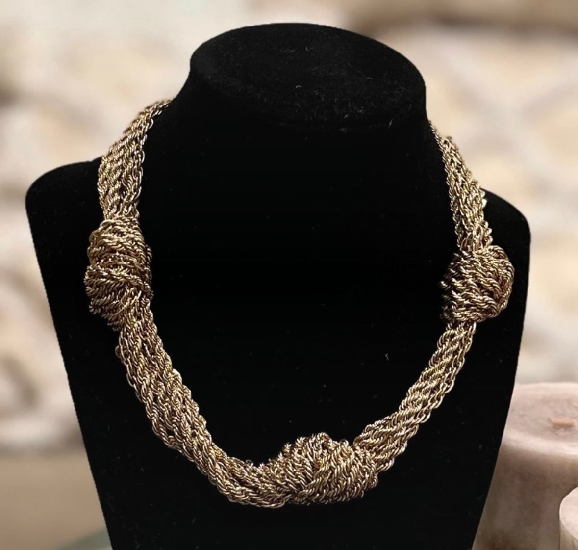 Charter Club Gold Tone Choker Necklace