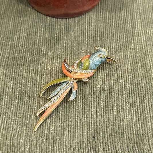 Vintage Bird Brooch