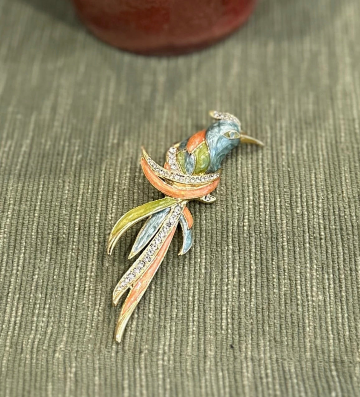 Vintage Bird Brooch