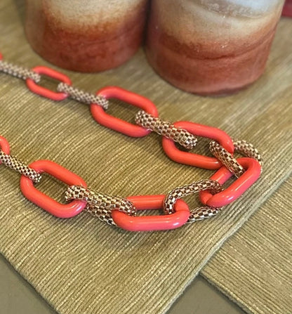 Chunky Statement Chain Link Necklace